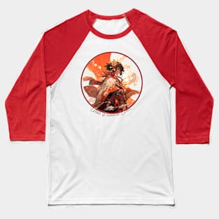 Geisha Warrior Girl Baseball T-Shirt